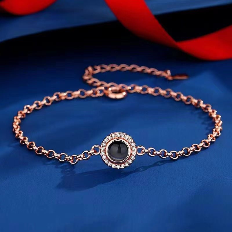 Photo projection round bezel fashion jewelry - jewelry - weilin.com