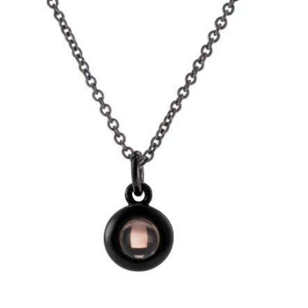 Photo Projection Round Necklace - jewelry - weilin.com