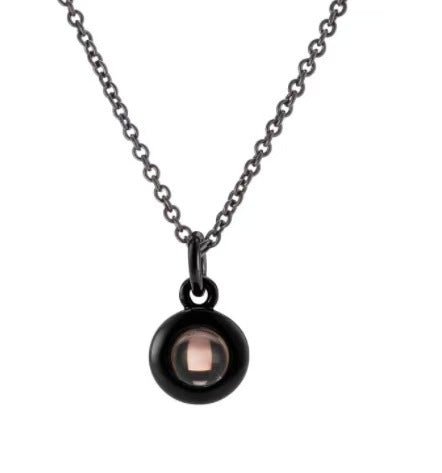 Photo Projection Round Necklace - jewelry - weilin.com