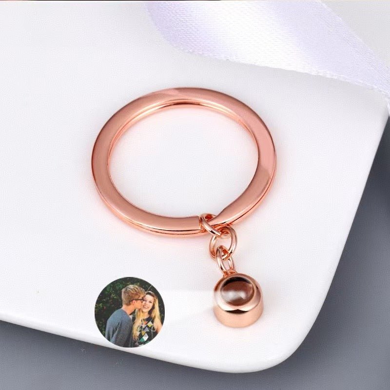 Photo Projection Round Necklace - jewelry - weilin.com