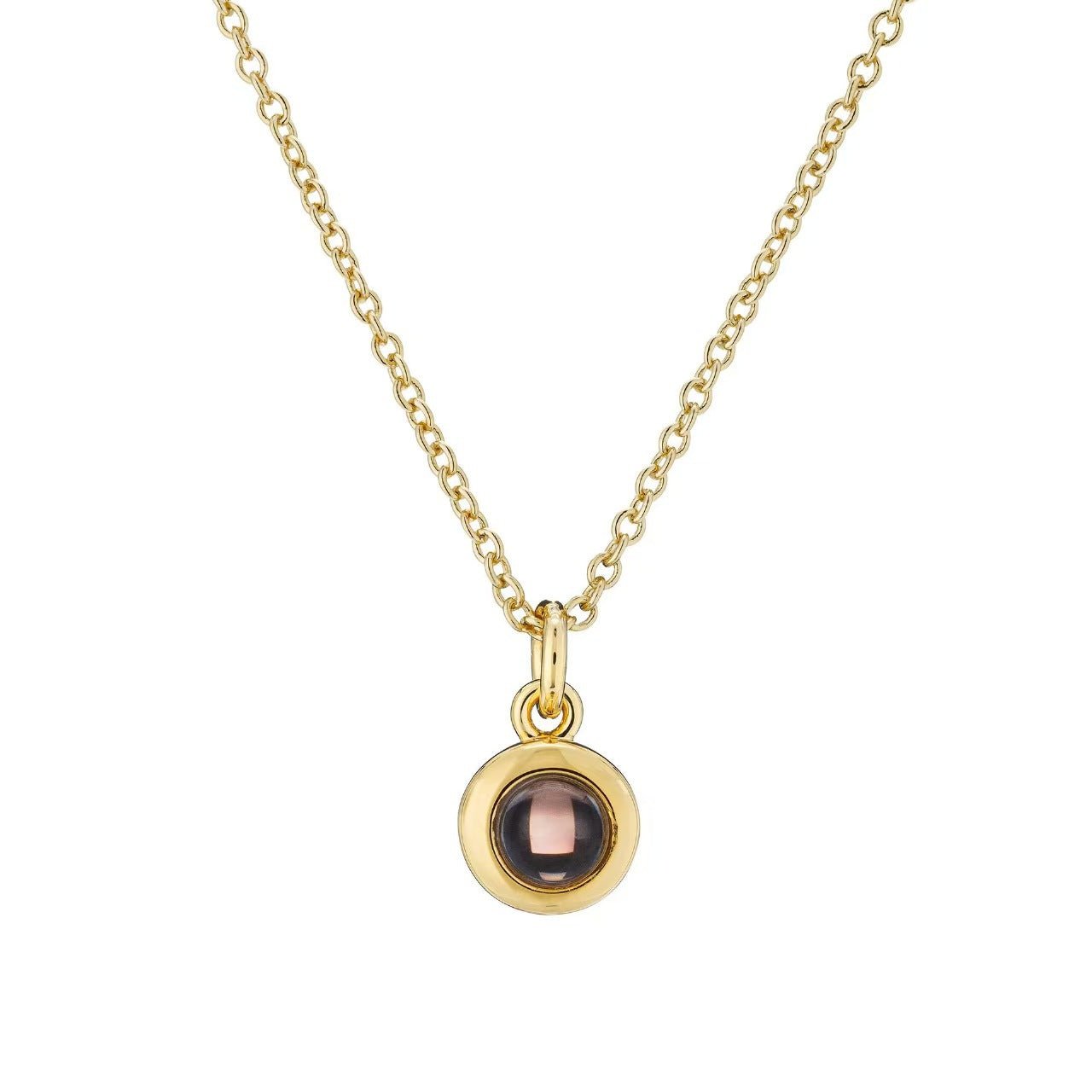 Photo Projection Round Necklace - jewelry - weilin.com