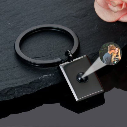 Photo projection square necklace - jewelry - weilin.com