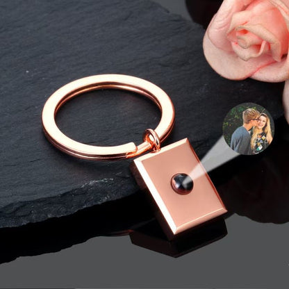 Photo projection square necklace - jewelry - weilin.com