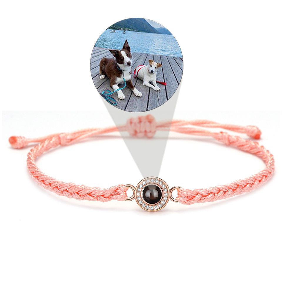Photo projection sunflower bracelet - jewelry - weilin.com