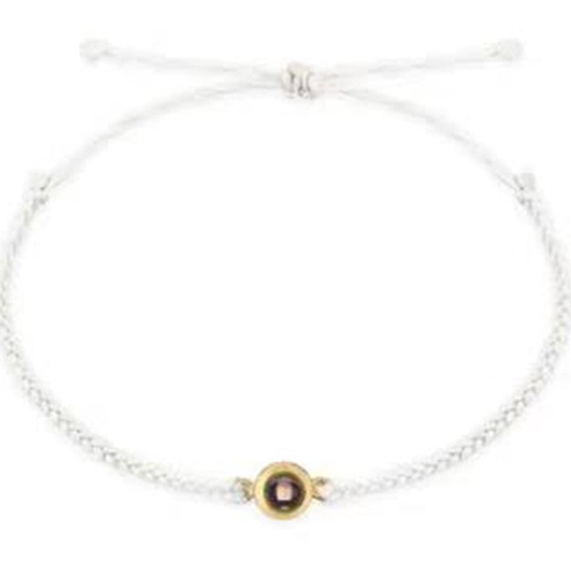 Photo projection woven rope bracelet - jewelry - weilin.com