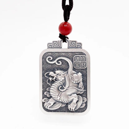Pixiu brand sterling silver pendant necklace - jewelry - weilin.com