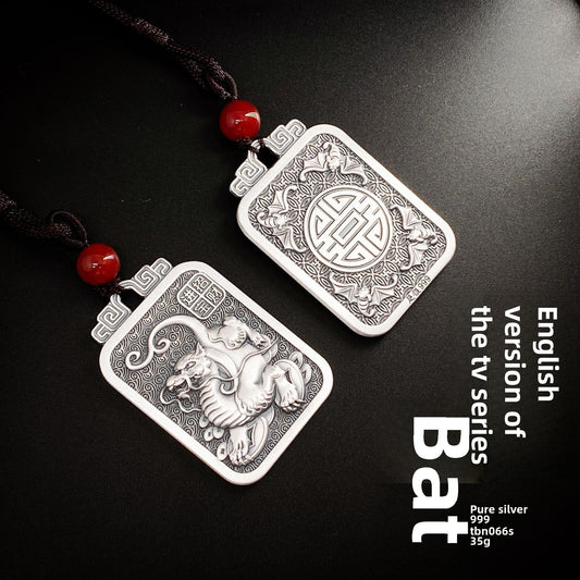 Pixiu brand sterling silver pendant necklace - jewelry - weilin.com