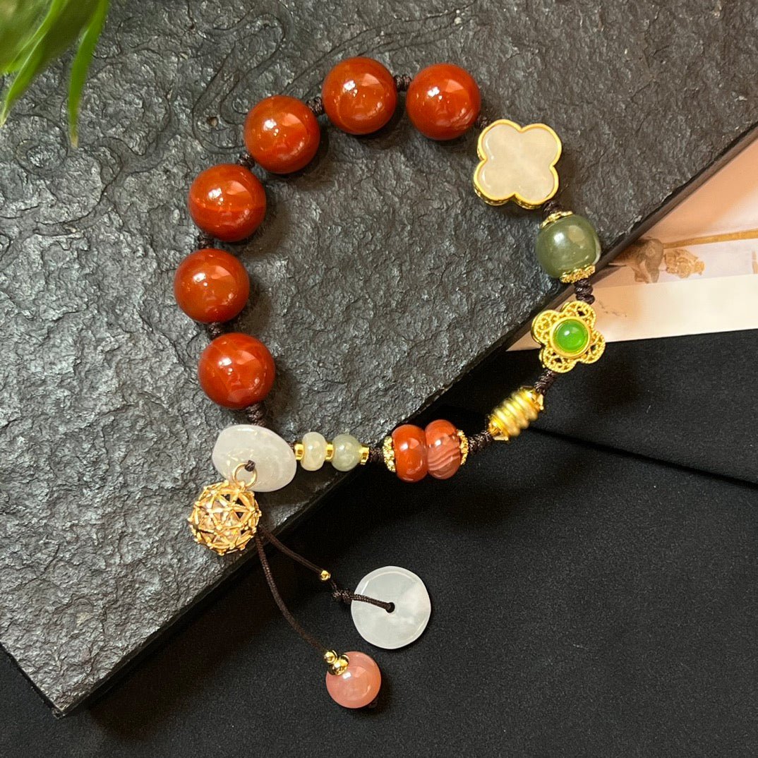 Red South Cord Bracelet - jewelry - weilin.com