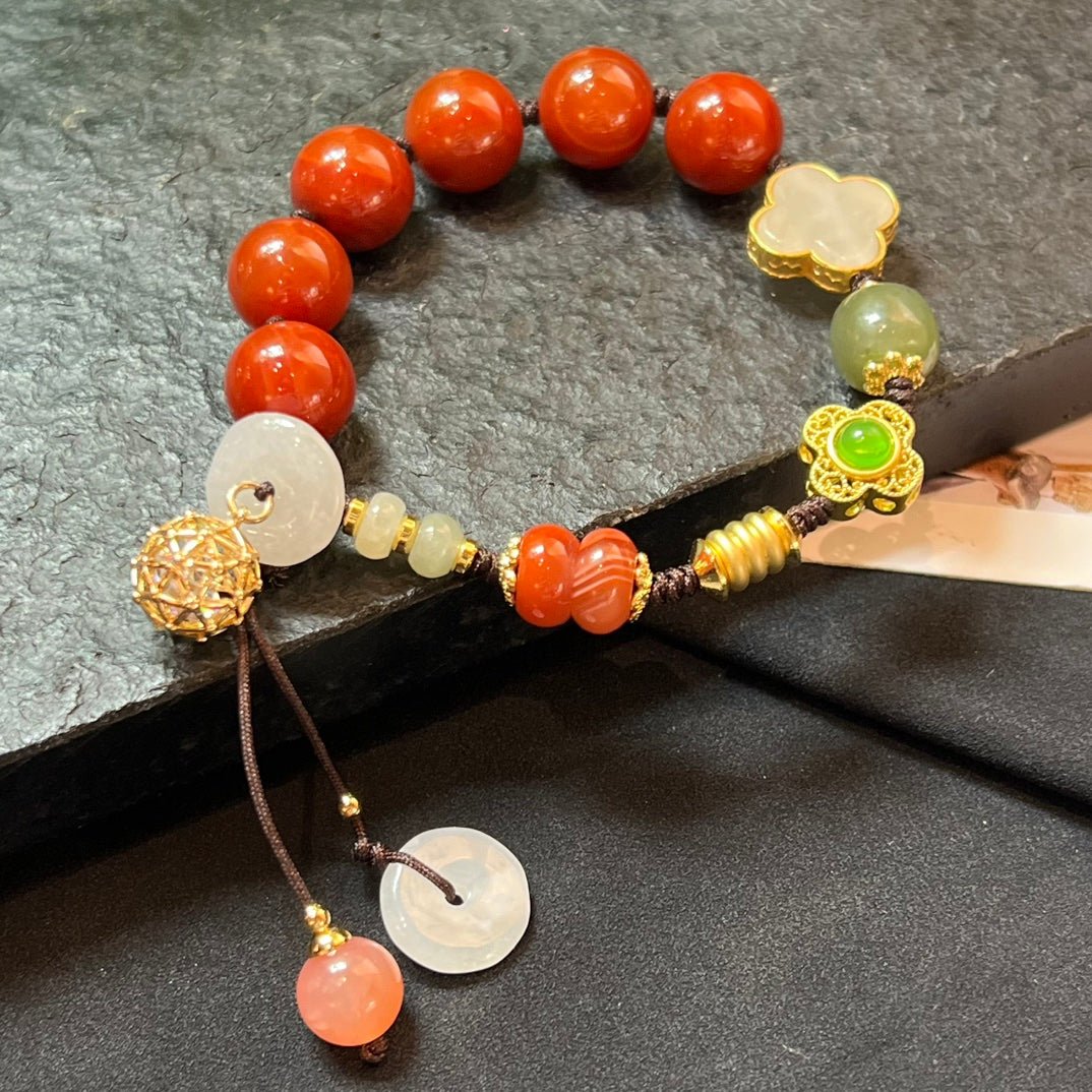 Red South Cord Bracelet - jewelry - weilin.com