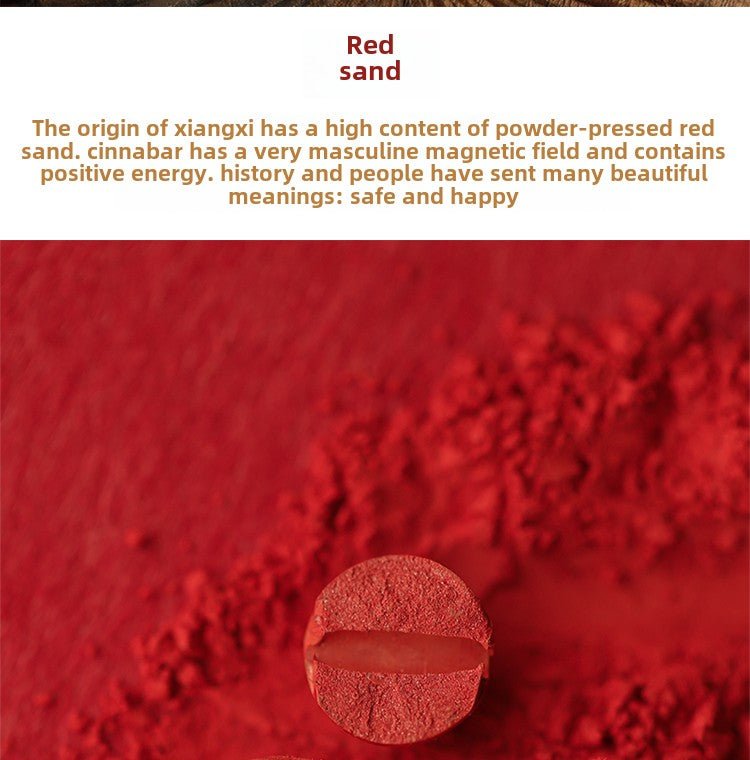 Retro New Chinese Style Cinnabar Red Sand Bracelet Pure Silver Ruyi Lotus Bracelet Women's - jewelry - weilin.com