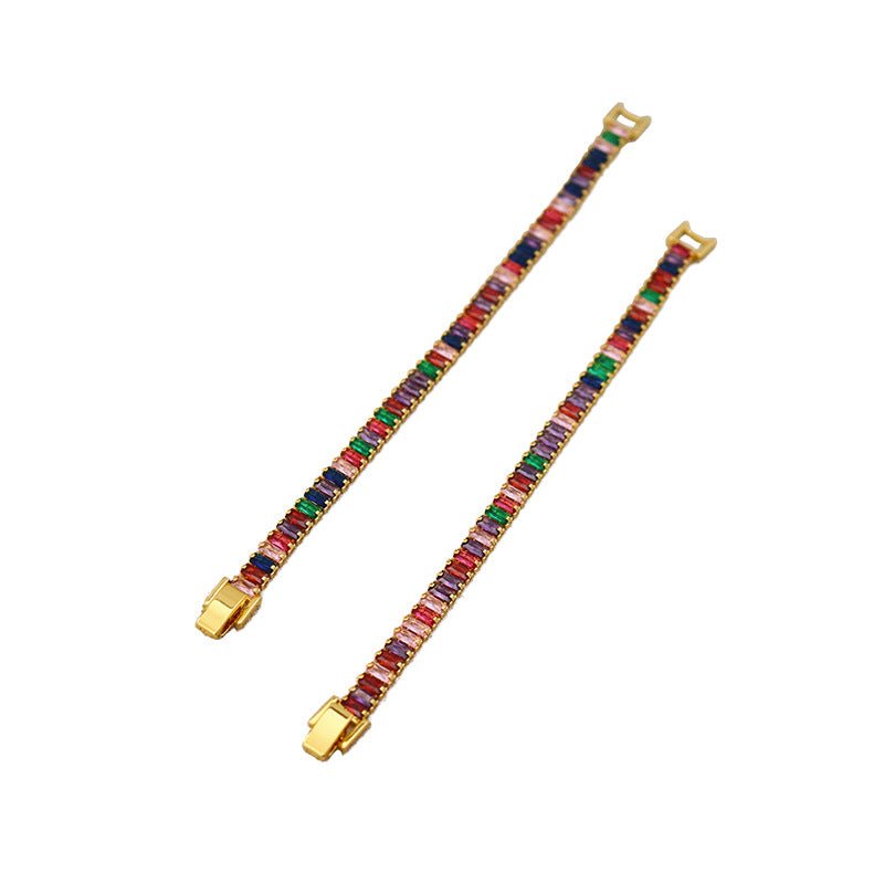 Retro Temperament Dopamine Zircon Bracelet - jewelry - weilin.com