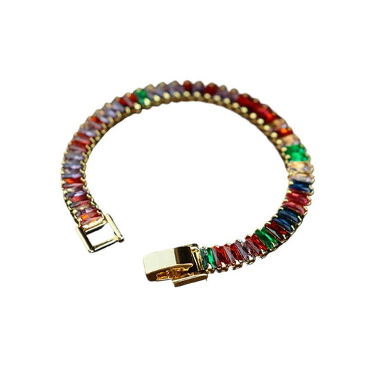 Retro Temperament Dopamine Zircon Bracelet - jewelry - weilin.com