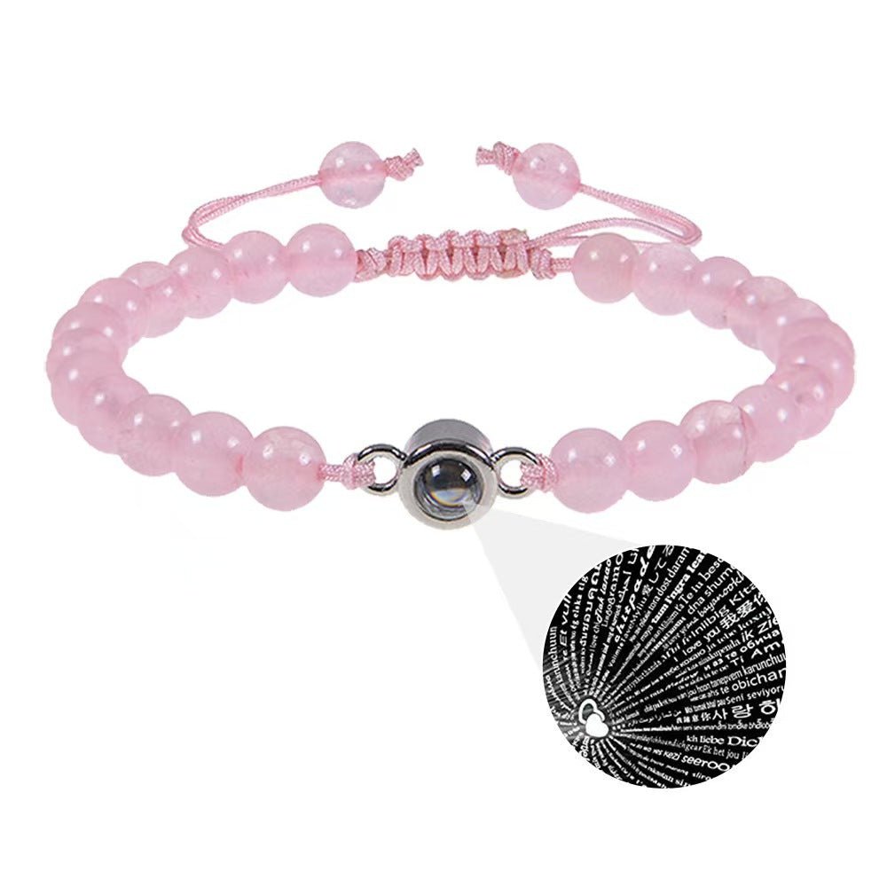 Sandstone projection photo bracelet - jewelry - weilin.com