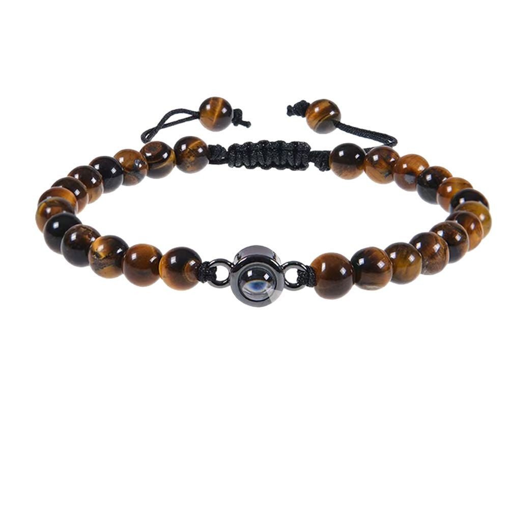 Sandstone projection photo bracelet - jewelry - weilin.com
