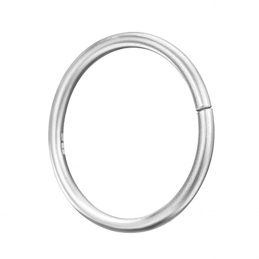 Simple round stick sterling silver bracelet - jewelry - weilin.com