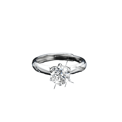 Six - claw zircon ring - jewelry - weilin.com