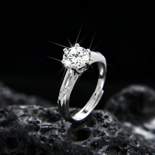 Six - claw zircon ring - jewelry - weilin.com