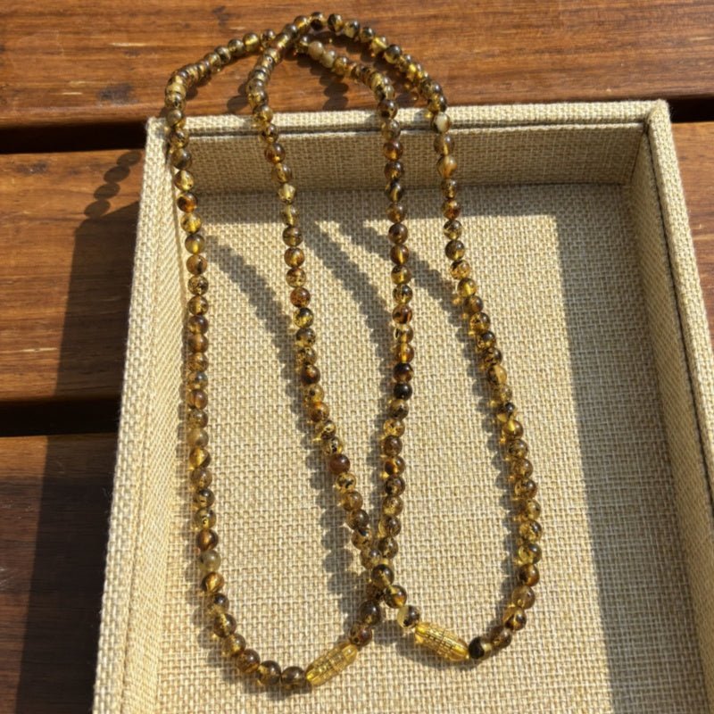 Spiritual herb amber necklace - jewelry - weilin.com