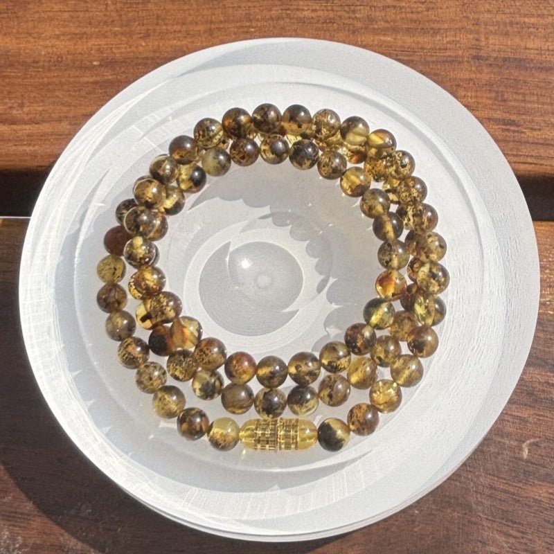 Spiritual herb amber necklace - jewelry - weilin.com