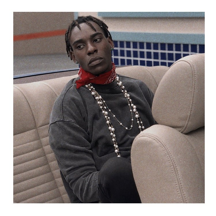 String pearl hip hop necklace - jewelry - weilin.com