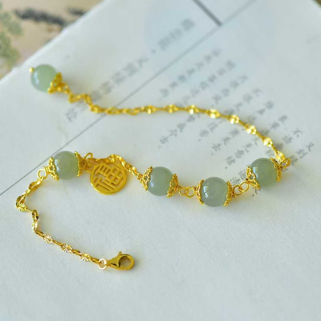 Sunny Water Bead "Abundant Blessings" Bracelet - jewelry - weilin.com