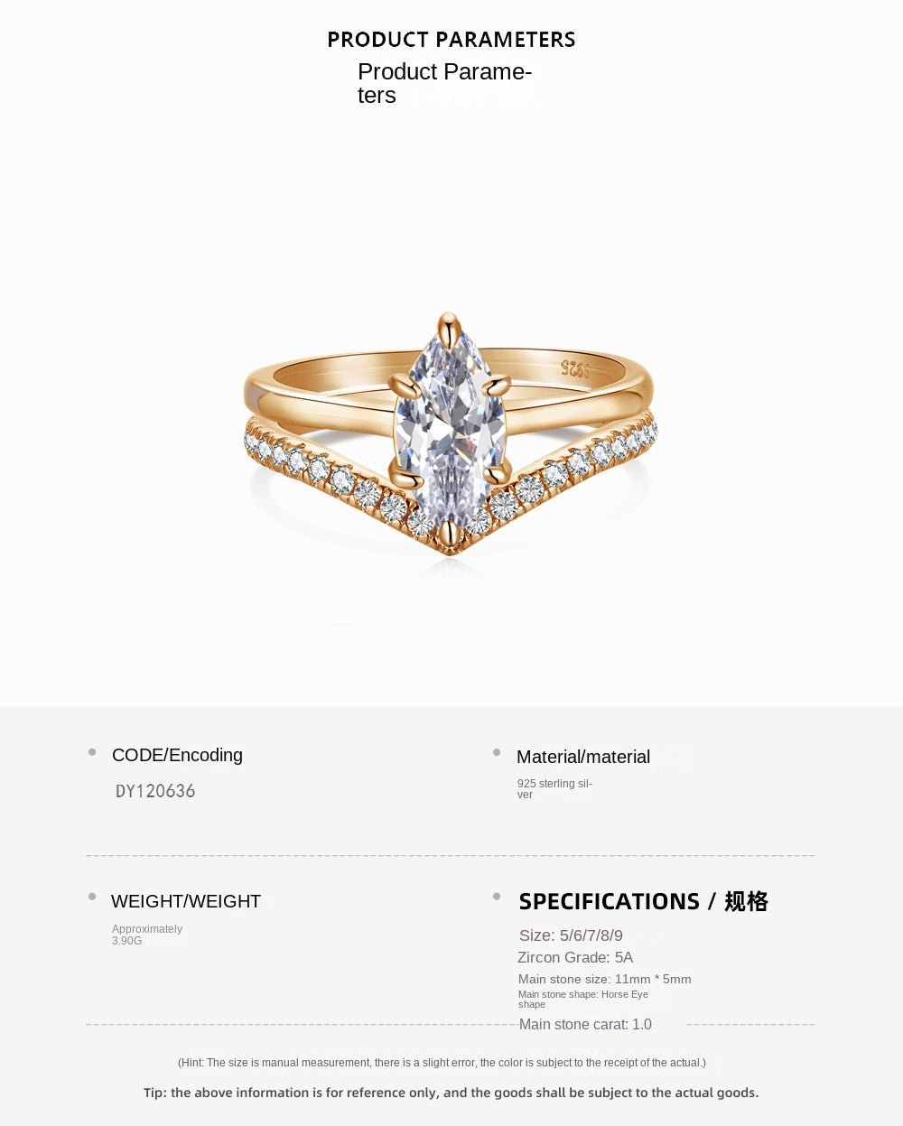 Temperament high carbon diamond stacking ring - jewelry - weilin.com