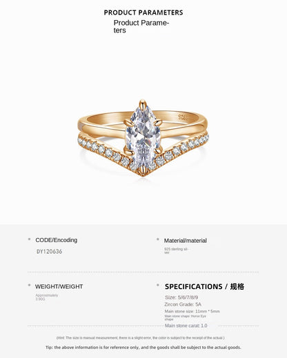 Temperament high carbon diamond stacking ring - jewelry - weilin.com