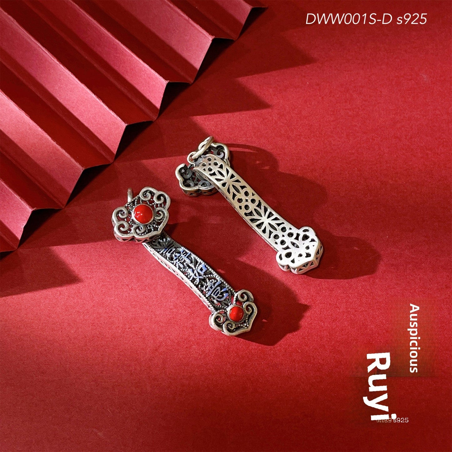 Temperamental and fashionable enamel sterling silver pendant - jewelry - weilin.com