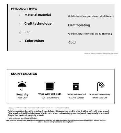 Colored diamond pearl necklace