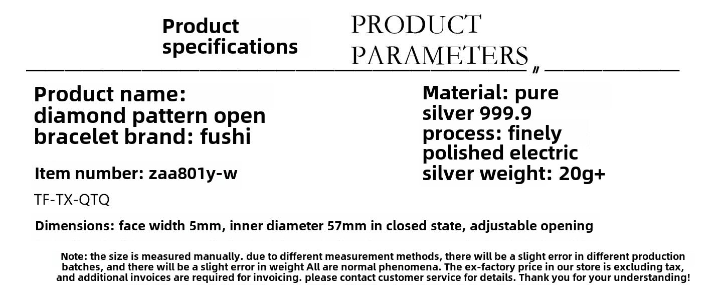 China Solid sterling silver open tattoo bracelet batch