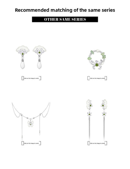 New Chinese style safety-ring tassel necklace