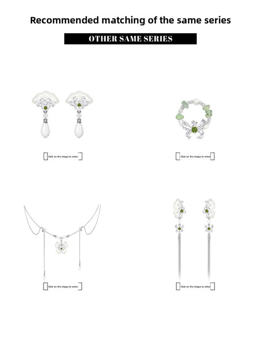 New Chinese style safety-ring tassel necklace