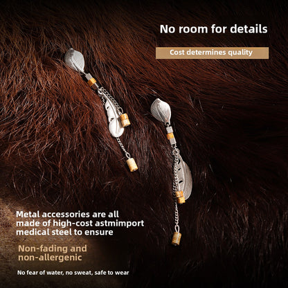 Barley harvest earrings