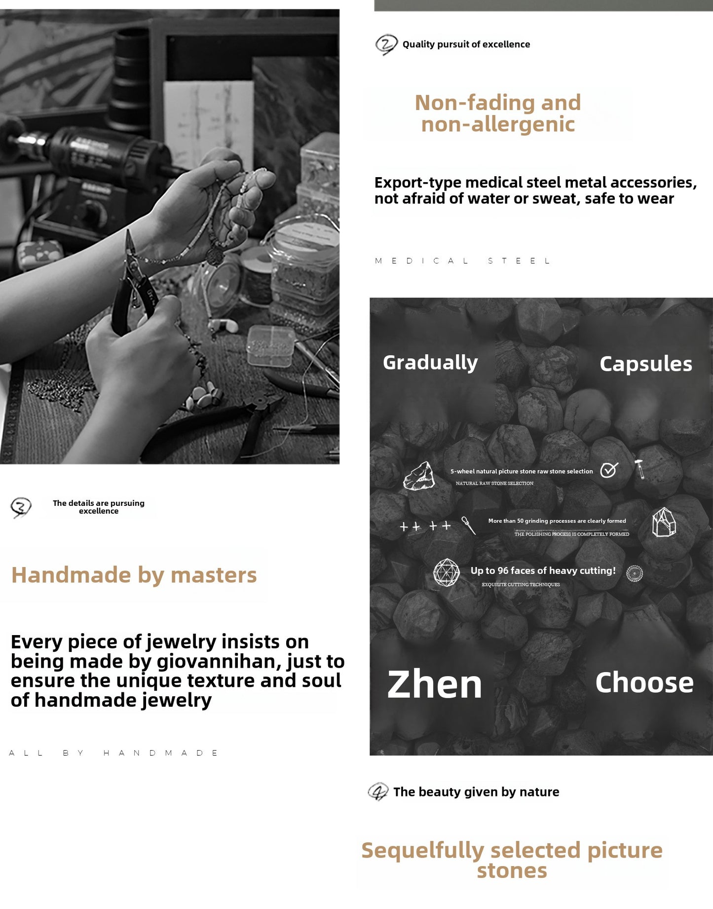 Barley harvest earrings