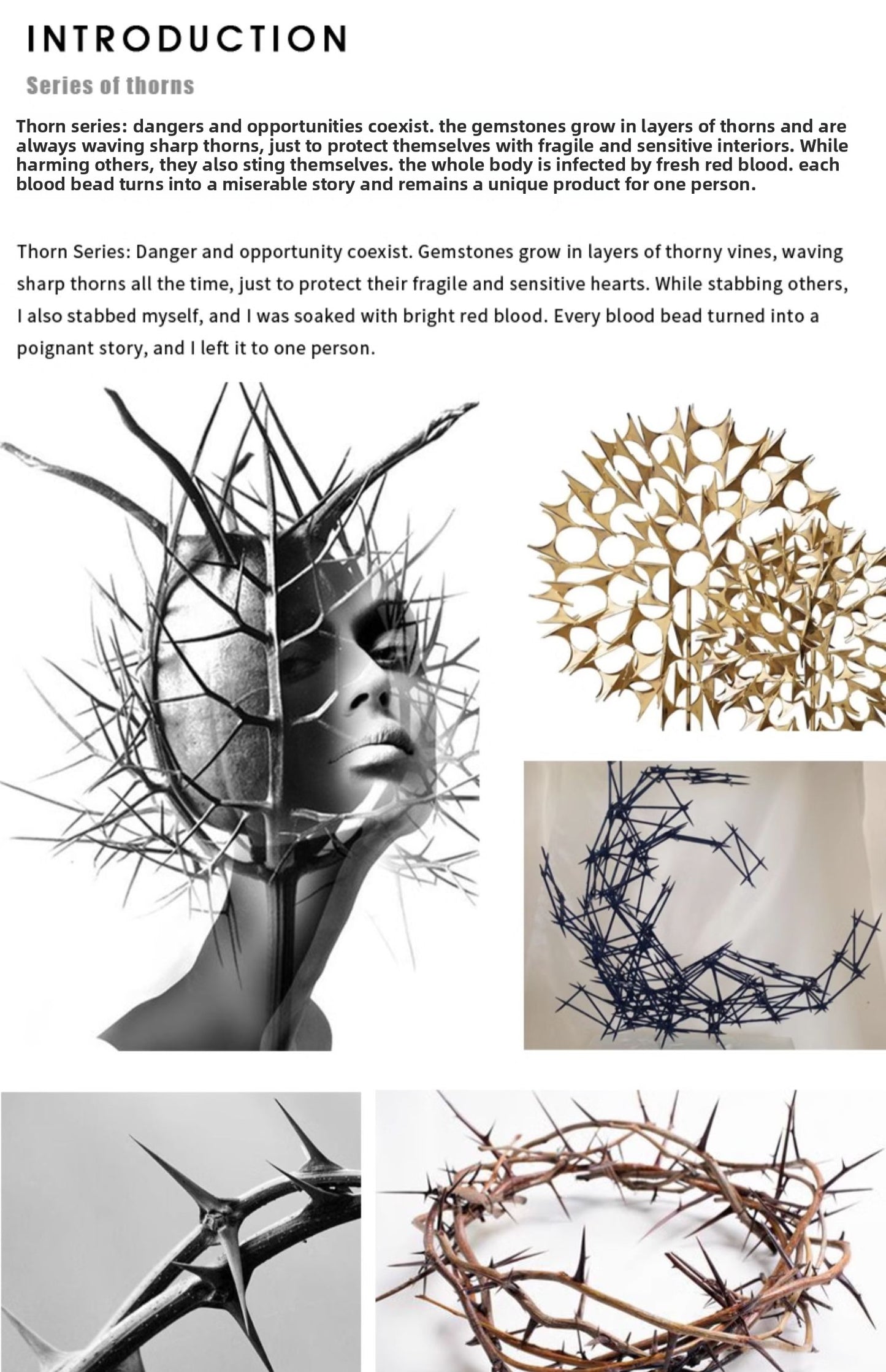 Black crow heart necklace