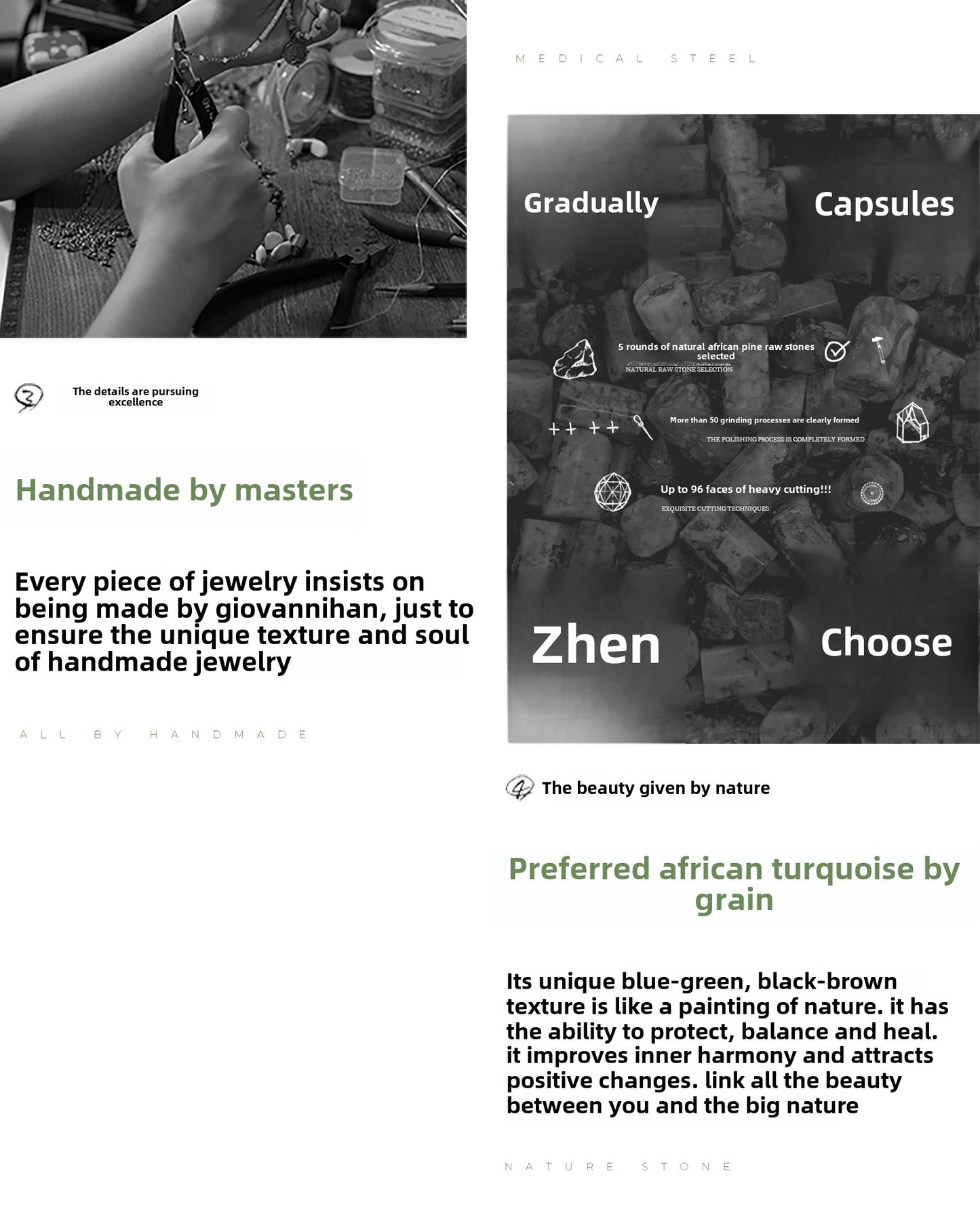 Ancient-style gold earrings