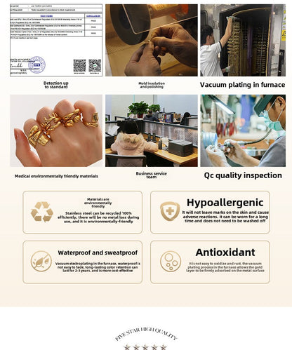 Colored zircon finger necklace