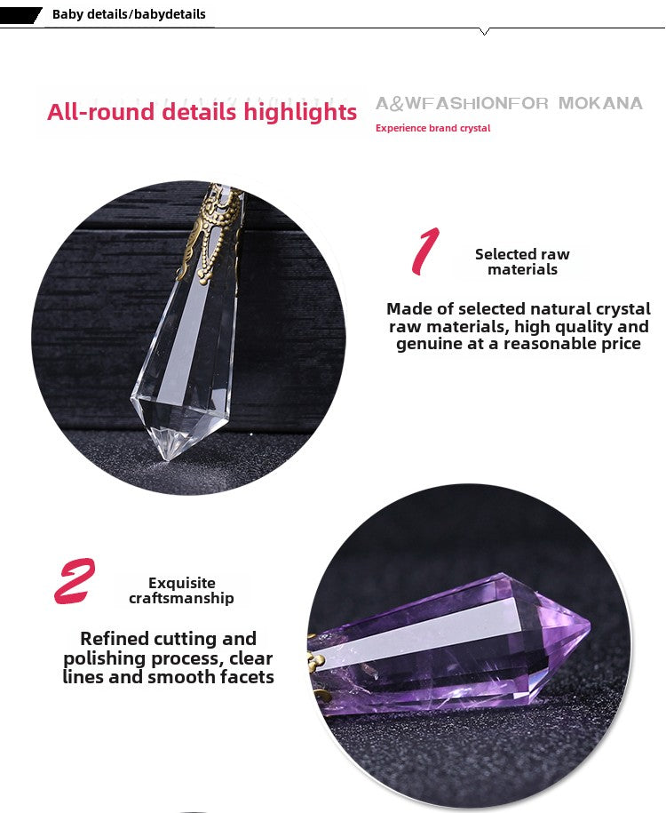 Vintage Original Lime Moonlight Pendant Necklace for Men and Women