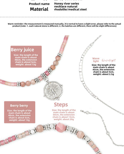 Girls Strawberry Necklace