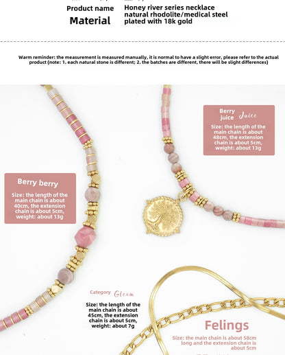 Honey River fruit necklace