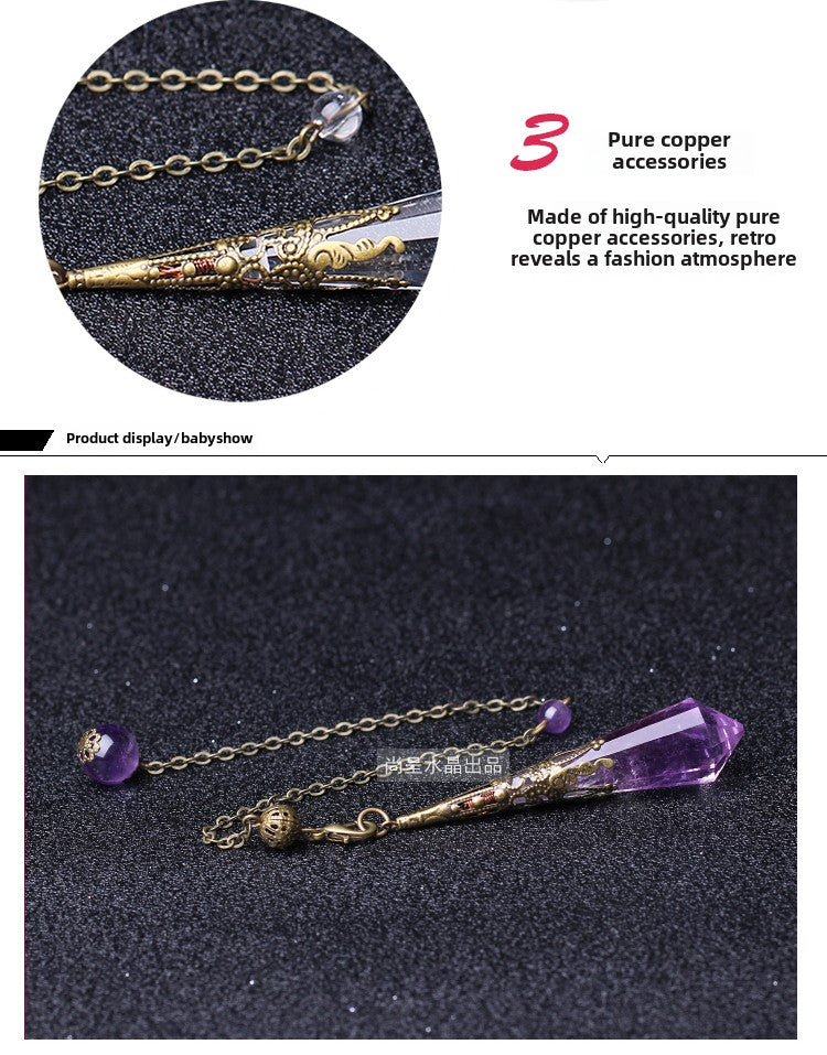 Vintage Original Lime Moonlight Pendant Necklace for Men and Women