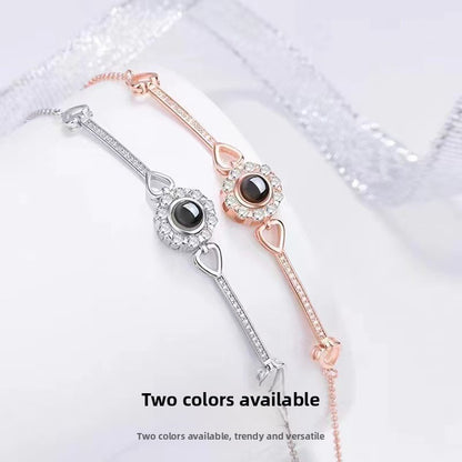 Angel's eye photo projection bracelet