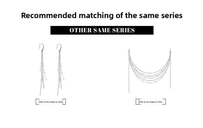 Light breeze tassel necklace