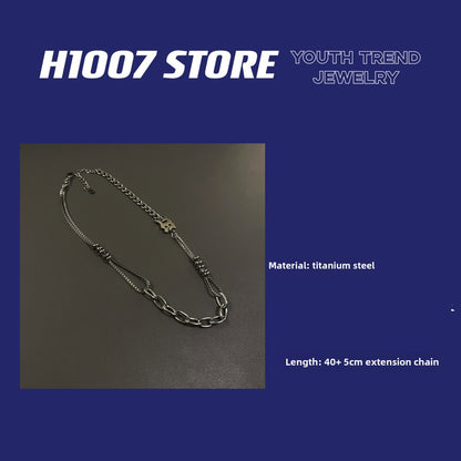 Hip-Hop Letter Pendant Necklace