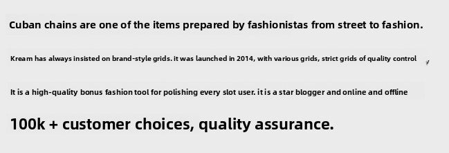 Cuban hip hop necklace