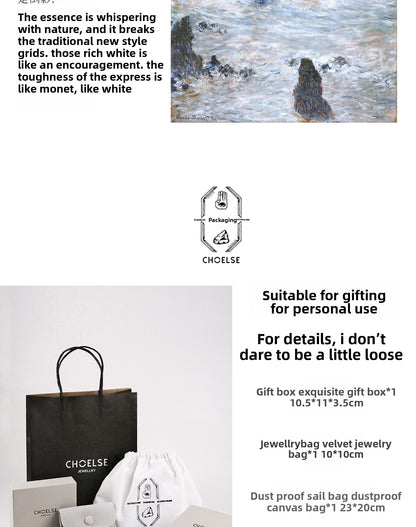 Pure white jade necklace