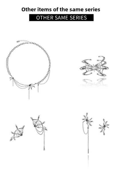 Short leather choker Necklace