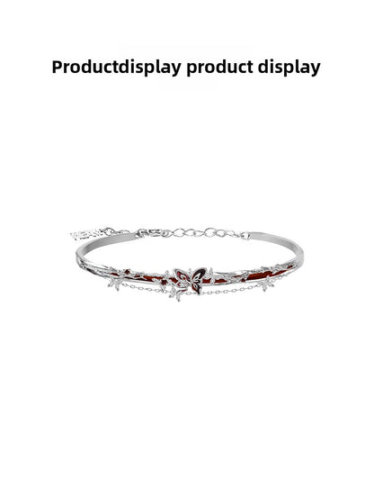 Red butterfly bracelet