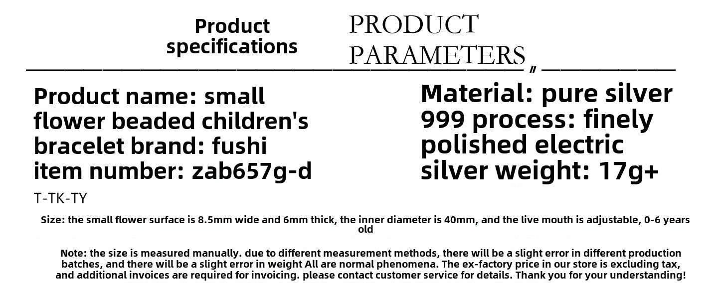 Chinese flower bell sterling silver bracelet - jewelryweilin