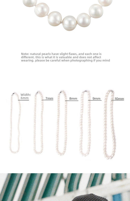 Pearl hip-hop necklace